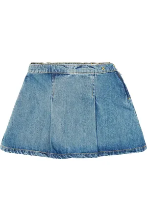 BONPOINT Cerena pleated denim skirt