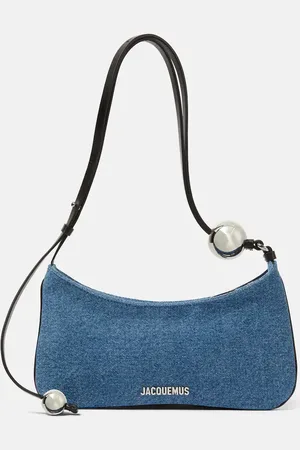 Jacquemus Le Bisou Perle denim shoulder bag