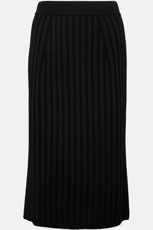 Joseph Ribbed-knit midi skirt