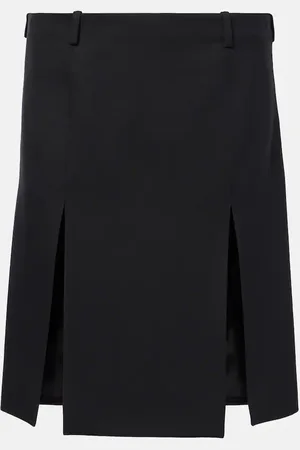 The Attico Wool midi skirt