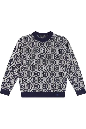 Acne Studios Face Logo cotton sweater