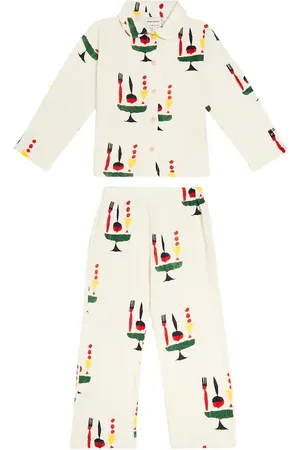 Bobo Choses The Feast printed cotton pajamas