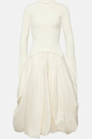 Simkhai Kenlie taffeta-trimmed midi dress
