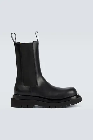 Bottega Veneta Lug leather ankle boots