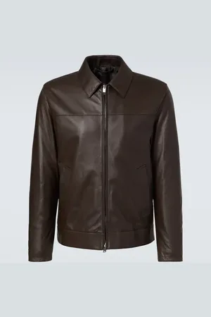 BRIONI Leather jacket
