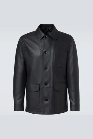 BRIONI Leather jacket