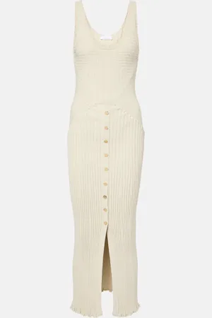 Paco rabanne Knitted midi dress