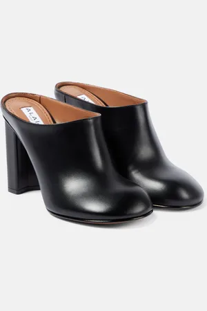 Alaïa Babylone leather mules