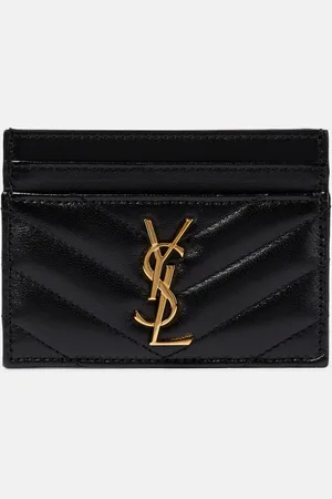 Saint Laurent Cassandre matelassÃ© leather card holder