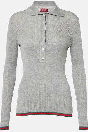 Gucci Cashmere and silk polo sweater