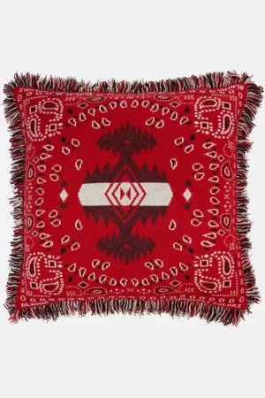 Alanui Bandana jacquard wool-blend cushion