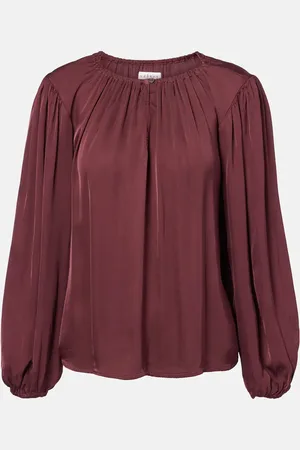 Velvet Riona satin blouse