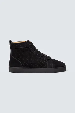 Christian Louboutin Louis suede high-top sneakers