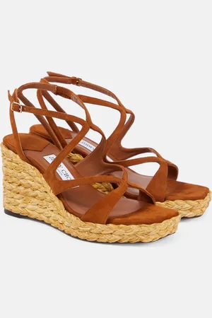 Jimmy Choo Ayla suede espadrille wedges