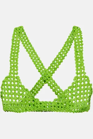 Roberta Einer Element crochet cotton bralette