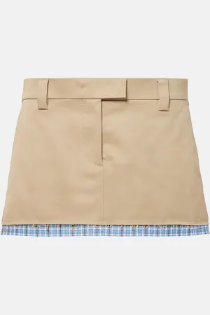 Miu Miu Cotton miniskirt