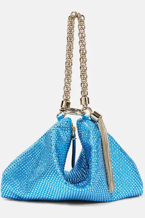 Jimmy Choo Callie crystal-embellished pouch