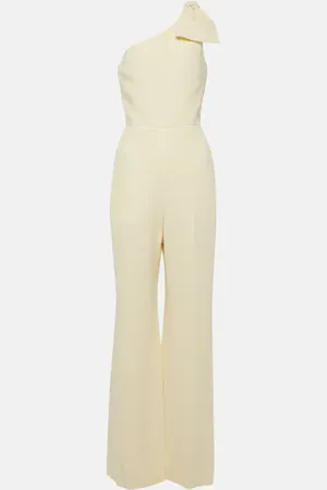 Chloé One-shoulder linen jumpsuit