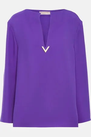 VALENTINO Cady Couture silk blouse