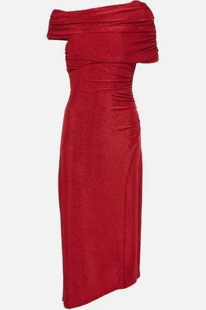 Diane von Furstenberg Agustin lamÃ© midi dress