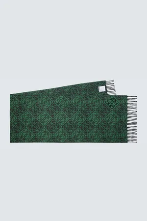 Loewe Anagram wool and cashmere scarf