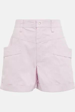Marant Etoile Rachel high-rise cotton shorts