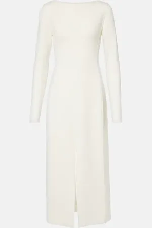 The Row Iragi knitted midi dress