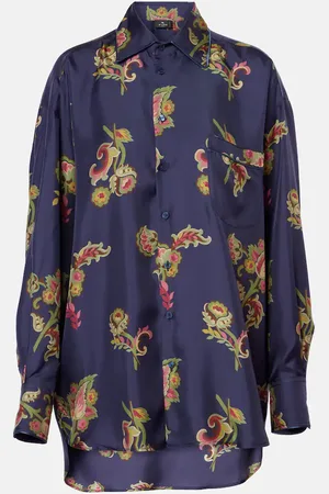Etro Printed silk shirt