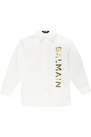 Balmain Logo cotton shirt