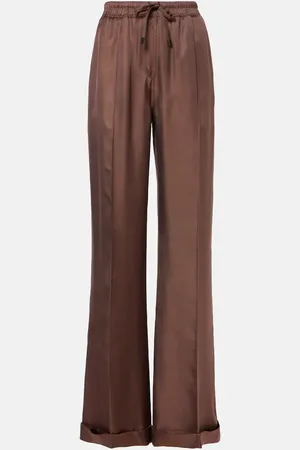 Tom Ford Silk twill wide-leg pants