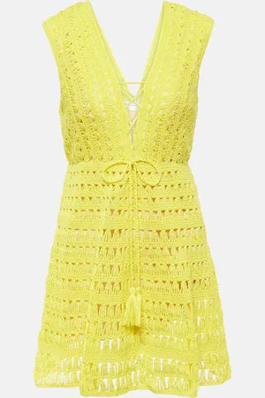 ANNA KOSTUROVA Bianca cotton crochet minidress