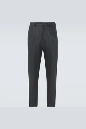 Brunello Cucinelli Pleated virgin wool straight pants
