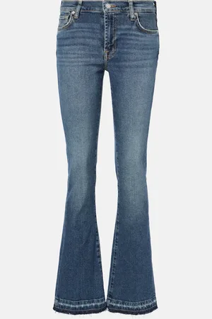7 for all Mankind Bootcut Tailorless mid-rise jeans