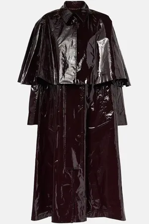 Chloé Caped coated cotton coat