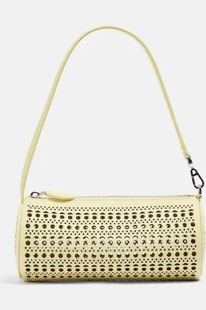 Alaïa Tube perforated leather shoulder bag