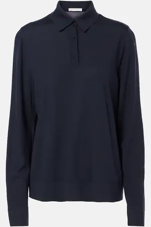 The Row Ipanelli wool polo sweater