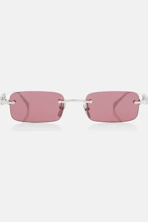 Gucci Logo embellished rectangular sunglasses