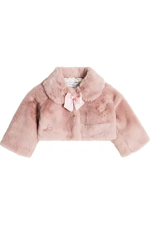 MONNALISA Baby faux shearling jacket