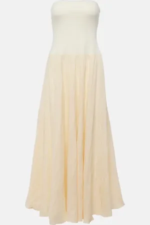 JOHANNA ORTIZ Linen-blend maxi dress