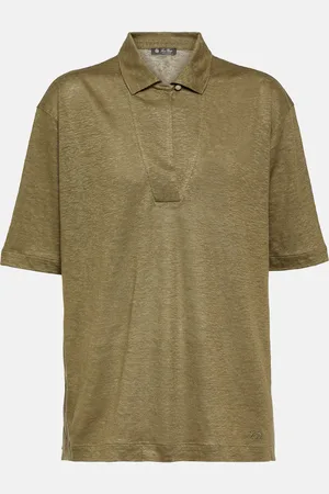 Loro Piana Linen polo top