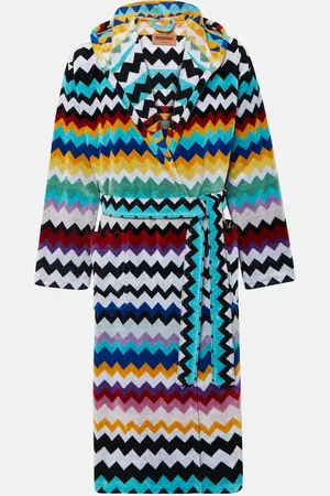 Missoni Cyrus Zigzag cotton terry bathrobe