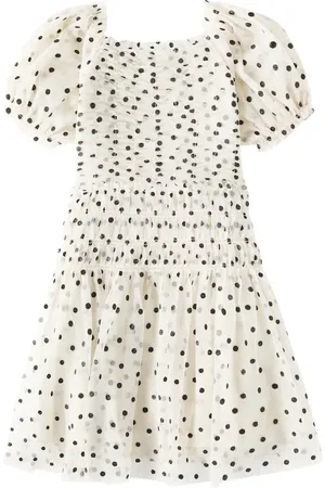 Konges Sløjd Charlene polka-dot tulle dress