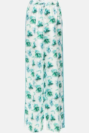 Max Mara Umile high-rise wide-leg silk pants