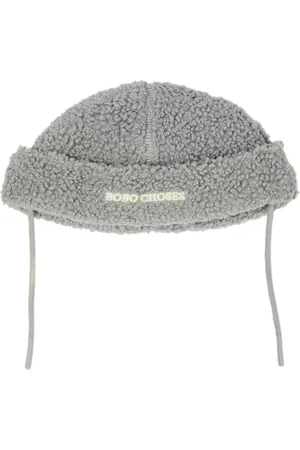 Bobo Choses Baby logo faux shearling beanie