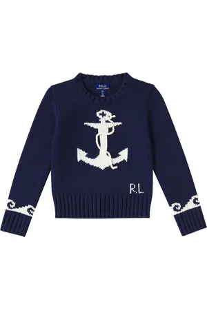 Ralph Lauren Anchor intarsia cotton sweater