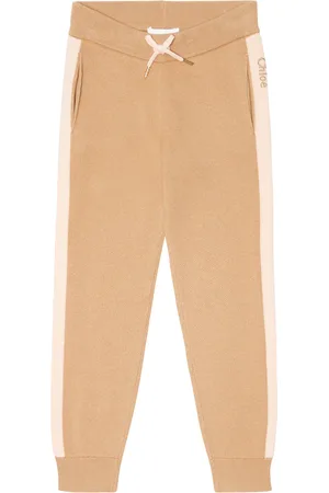 Chloé Logo cotton and wool sweatpants
