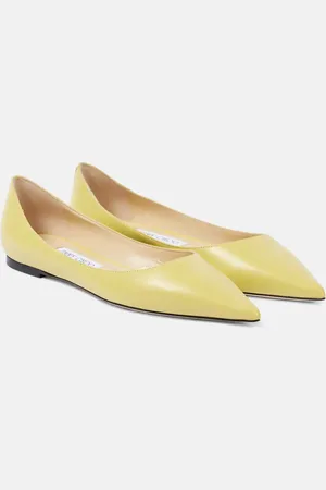 Jimmy Choo Love leather ballet flats