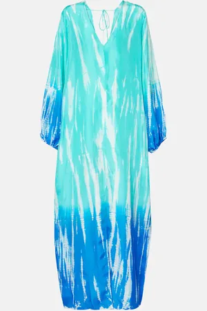 ANNA KOSTUROVA OmbrÃ© silk maxi dress
