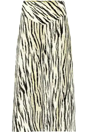 Baum und Pferdgarten Senga tiger-print midi skirt