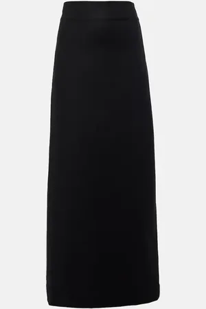 Adriana Degreas Cotton-blend maxi skirt